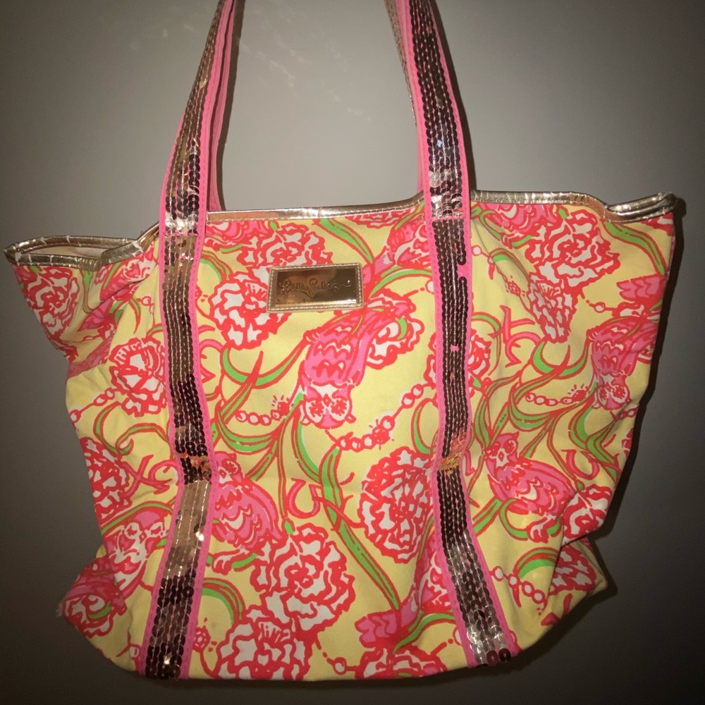 🔥FINAL MARKDOWN🔥Lily Pulitzer Chi Omega Tote Bag